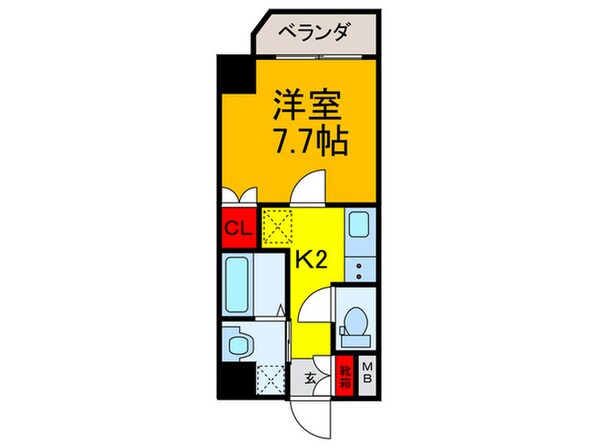 Siete布施駅前の物件間取画像